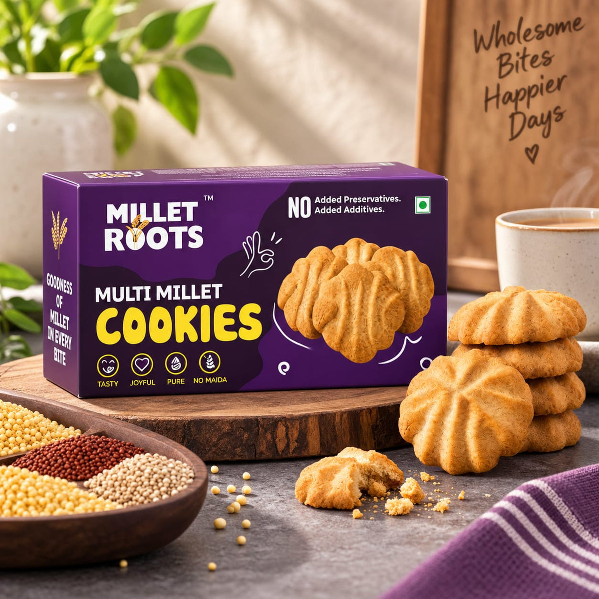 Multi Millet Cookies pack