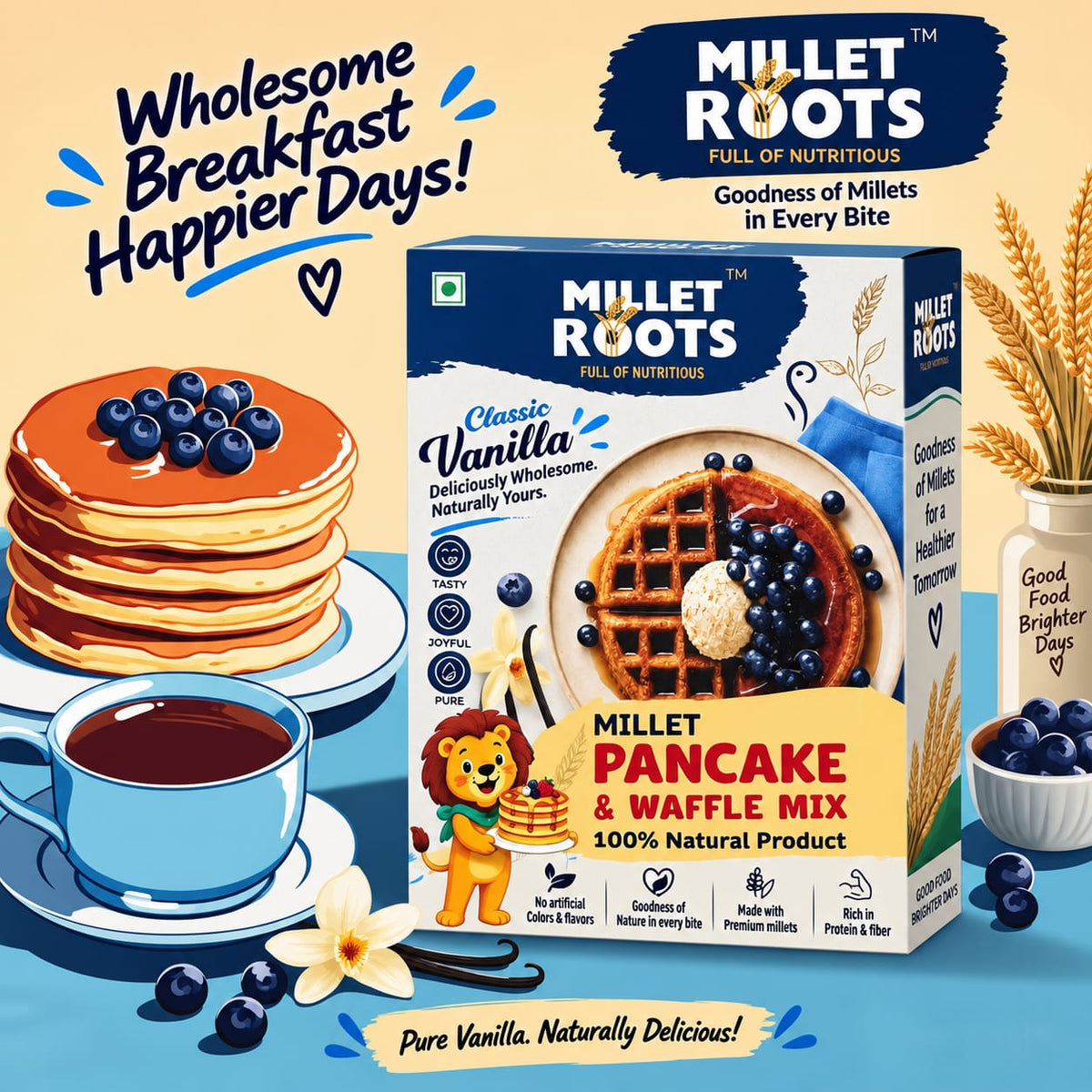 Classic Vanilla Pancake & Waffle Mix — 450 g